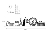 Panou decorativ Wallity European Cities Skyline imaginea #6 — magazin online Desire.md