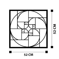 Panou decorativ Wallity Golden Ratio imaginea #7 — magazin online Desire.md