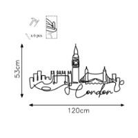 Panou decorativ Wallity London imaginea #6 — magazin online Desire.md