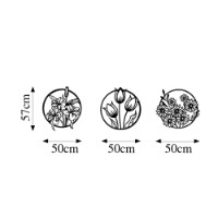 Panou decorativ Wallity Flowers 273 M imaginea #6 — magazin online Desire.md