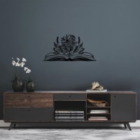 Panou decorativ Wallity Book And Flower imaginea #2 — magazin online Desire.md