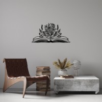 Panou decorativ Wallity Book And Flower imaginea #3 — magazin online Desire.md