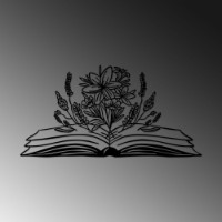 Panou decorativ Wallity Book And Flower imaginea #4 — magazin online Desire.md