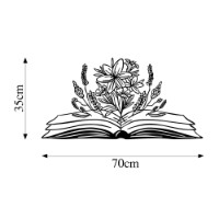 Panou decorativ Wallity Book And Flower imaginea #5 — magazin online Desire.md