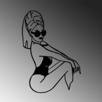 Panou decorativ Wallity Cool Woman imaginea #4 — magazin online Desire.md