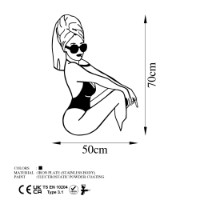 Panou decorativ Wallity Cool Woman imaginea #6 — magazin online Desire.md