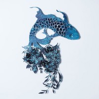Panou decorativ Wallity Carpa KoiAPT748 M Blue imaginea #2 — magazin online Desire.md
