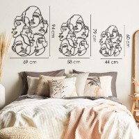 Panou decorativ Wallity Faces Line ArtAPT743 M imaginea #5 — magazin online Desire.md