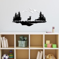 Panou decorativ Wallity Deer And Landscape 2 imaginea #2 — magazin online Desire.md