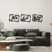 Panou decorativ Wallity Flowers 2 514 imaginea #2 — magazin online Desire.md