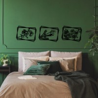 Panou decorativ Wallity Flowers 2 514 imaginea #3 — magazin online Desire.md