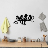 Panou decorativ Wallity Birds Love 522