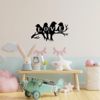 Panou decorativ Wallity Birds Love 522 imaginea #2 — magazin online Desire.md