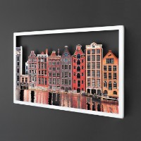Panou decorativ Wallity Amsterdam Houses APT329MCA imaginea #3 — magazin online Desire.md