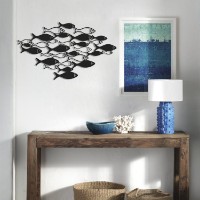 Panou decorativ Wallity Fish Swarm APT392MS
