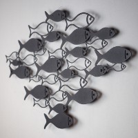 Panou decorativ Wallity Fish Swarm APT392MS imaginea #3 — magazin online Desire.md