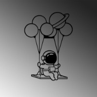 Panou decorativ Wallity Astronaut 1 imaginea #4 — magazin online Desire.md