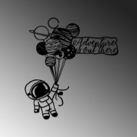 Panou decorativ Wallity Astronaut 4 imaginea #4 — magazin online Desire.md