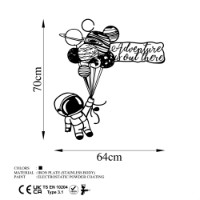 Panou decorativ Wallity Astronaut 4 imaginea #5 — magazin online Desire.md