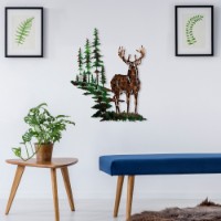 Panou decorativ Wallity Deer 2 imaginea #2 — magazin online Desire.md