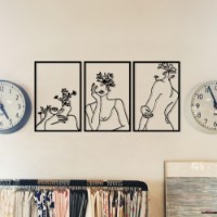 Panou decorativ Wallity Flower Face Woman imaginea #2 — magazin online Desire.md