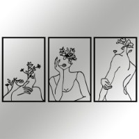 Panou decorativ Wallity Flower Face Woman imaginea #5 — magazin online Desire.md