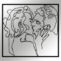 Panou decorativ Wallity Kiss Me 1 imaginea #5 — magazin online Desire.md