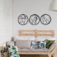 Panou decorativ Wallity Deer Lion Horse imaginea #3 — magazin online Desire.md
