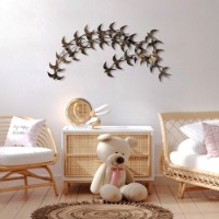 Panou decorativ Wallity Kirlangic Gold imaginea #2 — magazin online Desire.md