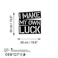 Panou decorativ Wallity I Make My Own Luck imaginea #6 — magazin online Desire.md