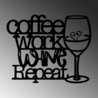 Panou decorativ Wallity Coffee Repeat imaginea #5 — magazin online Desire.md