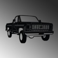 Декоративное панно Wallity Chevy K20 Pickup Truck (1976) фото №4 — интернет-магазин Desire.md