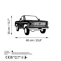 Декоративное панно Wallity Chevy K20 Pickup Truck (1976) фото №6 — интернет-магазин Desire.md