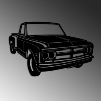 Panou decorativ Wallity GMC C/K 1967 imaginea #4 — magazin online Desire.md
