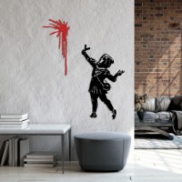 Panou decorativ Wallity Banksy Metal 09 imaginea #3 — magazin online Desire.md