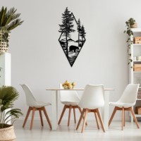 Panou decorativ Wallity Bear Black v2 imaginea #4 — magazin online Desire.md