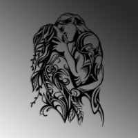 Panou decorativ Wallity Kiss Black imaginea #6 — magazin online Desire.md