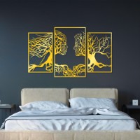 Panou decorativ Wallity Golden Triple Root Human 1 imaginea #2 — magazin online Desire.md