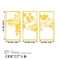 Panou decorativ Wallity Golden Triple Tree 3 imaginea #6 — magazin online Desire.md