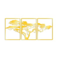 Декоративное панно Wallity Golden Triple Tree 6 фото №4 — интернет-магазин Desire.md