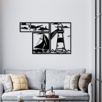 Panou decorativ Wallity Lighthouse Trio B imaginea #2 — magazin online Desire.md
