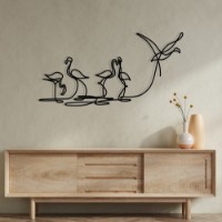 Panou decorativ Wallity Flamingo 316 M imaginea #2 — magazin online Desire.md