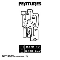 Panou decorativ Wallity Complicado M382 imaginea #6 — magazin online Desire.md
