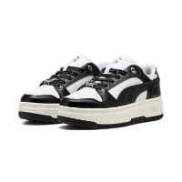 Ghete pentru copii Puma Rebound Femme Low Luxe Warm White/Puma Black/White, s.39