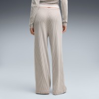 Pantaloni spotivi de dame Puma Essentials Ribbed Wide Leg Mouse Gray Heather, s.M imaginea #4 — magazin online Desire.md