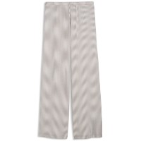 Pantaloni spotivi de dame Puma Essentials Ribbed Wide Leg Mouse Gray Heather, s.M imaginea #2 — magazin online Desire.md