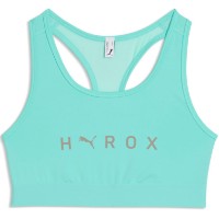 Bustieră Puma X Hyrox Mid Bra Intense Mint, s.S