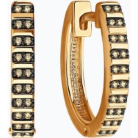 Cercei din aur rosu cu diamante Casa Bosco 1021788 4,21g imaginea #6 — magazin online Desire.md
