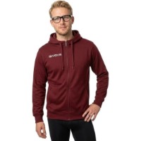 Мужская толстовка Givova Polarfleece 500 Burgundy, s.L (MA024-0008) фото №2 — интернет-магазин Desire.md