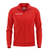 Hanorac pentru bărbați Givova Polarfleece Mono 500 Burgundy, s.XL